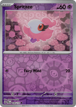 2025 Spritzee #38 Prismatic Evolutions