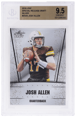 2018 Leaf Special Release Draft Silver Josh Allen #DS-06 BGS 9.5