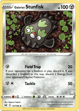 2022 Galarian Stunfisk #127 Lost Origin