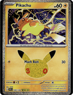 2026 Pikachu #30 30th Celebration
