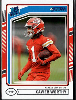 2024 Xavier Worthy #398 Donruss