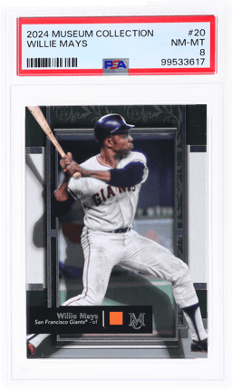 2024 Topps Museum Collection Willie Mays #20 PSA 8