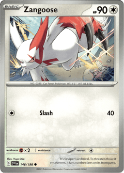2023 Zangoose #146 Scarlet & Violet