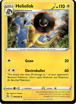 2021 Heliolisk #99 Fusion Strike