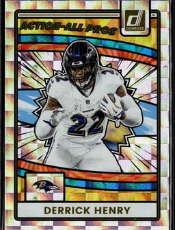 2025 Derrick Henry #AAP-DHE Donruss Action All-Pros