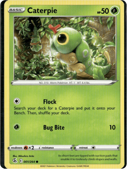 2021 Caterpie #1 Fusion Strike