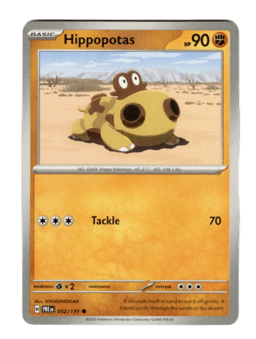 2025 Hippopotas #52 Prismatic Evolutions