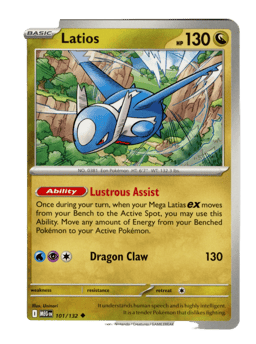 2025 Latios #101 Mega Evolution