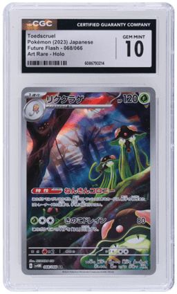 2023 Pokemon Scarlet and Violet Future Flash Japanese Art Rare Toedscruel #68 CGC 10