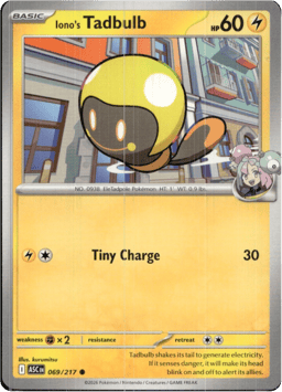 2026 Iono's Tadbulb #69 Ascended Heroes