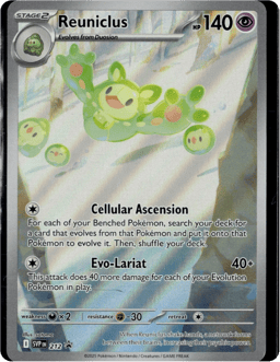 2023 Reuniclus #212 Scarlet & Violet Black Star Promos