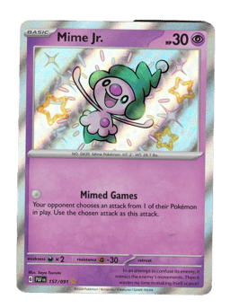 2024 Mime Jr. #157 Paldean Fates