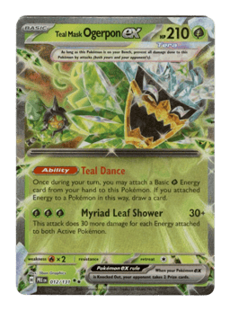 2025 Teal Mask Ogerpon ex #12 Prismatic Evolutions