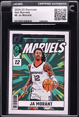 2024 Donruss Net Marvels Ja Morant #6 CGC AUTH
