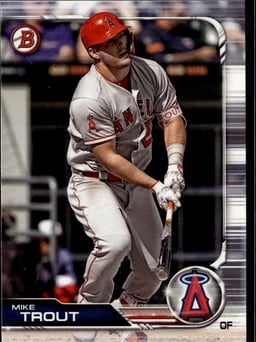 2019 Mike Trout #1 Bowman