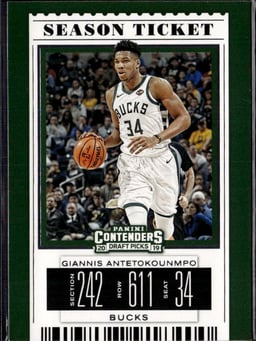 2019 Giannis Antetokounmpo #17 Contenders Draft Picks