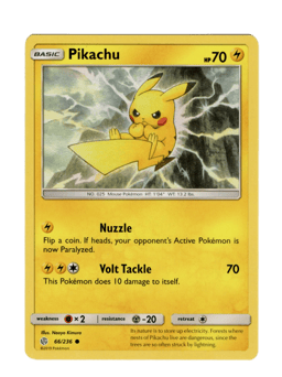 2019 Pikachu #66 Cosmic Eclipse