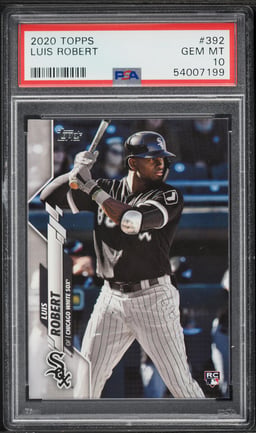 2020 Topps Luis Robert ROOKIE #392 PSA 10 GEM MINT