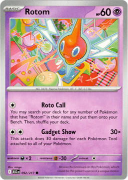 2026 Rotom #92 Ascended Heroes