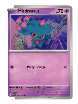 2025 Misdreavus #35 Phantasmal Flames