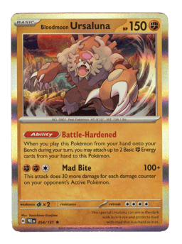 2025 Bloodmoon Ursaluna #54 Prismatic Evolutions