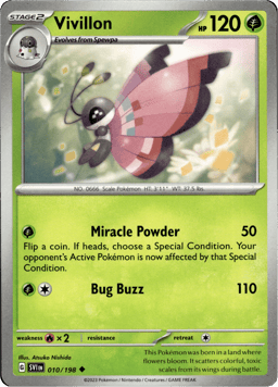 2023 Vivillon #10 Scarlet & Violet