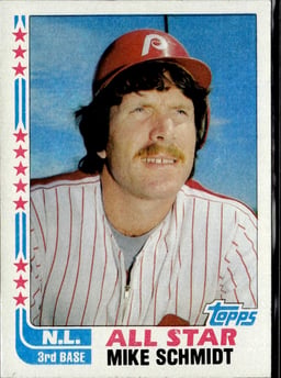 1982 Mike Schmidt #339 Baseball