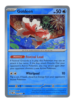 2025 Goldeen  (Master Ball) #20 Prismatic Evolutions