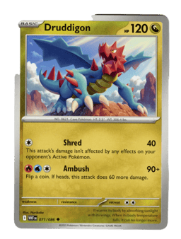 2025 Druddigon #71 White Flare