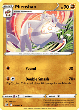 2022 Mienshao #104 Lost Origin