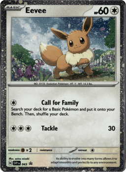 2023 Eevee #43 Scarlet & Violet Black Star Promos