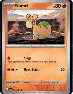 2024 Numel #11 Paldean Fates
