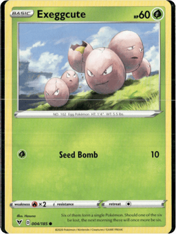 2020 Exeggcute #4 Vivid Voltage