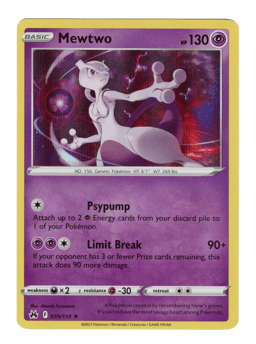 2023 Mewtwo #59 Crown Zenith