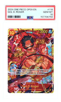 2024 One Piece Emperors In the New World Gol D. Roger #OP09-118 PSA 10