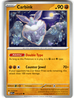 2026 Carbink #117 Ascended Heroes