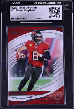 2025 Absolute Football Baker Mayfield #61 CGC AUTH