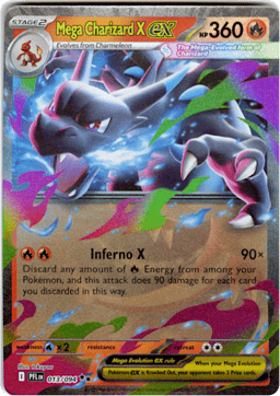 2025 Mega Charizard X ex #13 Phantasmal Flames