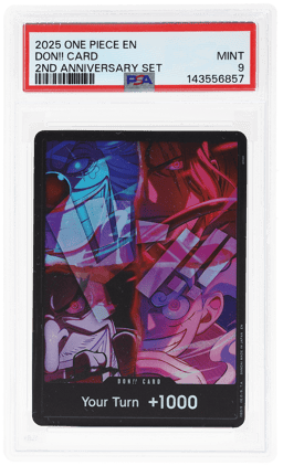 2025 One Piece 2nd Anniversary Set Don Card PSA 9
