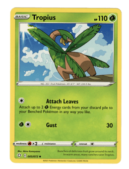 2021 Tropius #5 Shining Fates