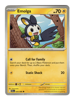 2025 Emolga #29 Black Bolt