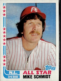 1982 Mike Schmidt #339 Baseball