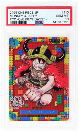 2025 One Piece Premium Collection Japanese One Piece Day Monkey D. Luffy #P-110 PSA 10