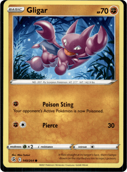 2021 Gligar #140 Fusion Strike