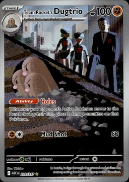 2026 Team Rocket's Dugtrio #239 Ascended Heroes