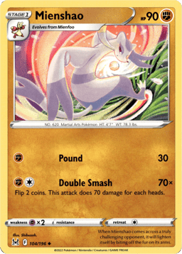 2022 Mienshao #104 Lost Origin