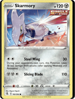 2021 Skarmory #182 Fusion Strike