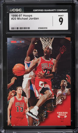 1996 Hoops Michael Jordan #20 CGC 9 MINT