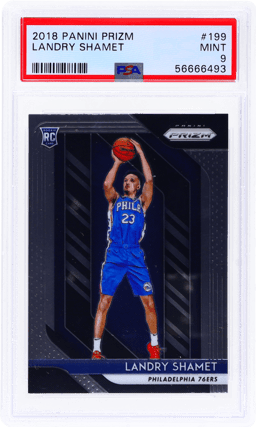 2018 Panini Prizm Landry Shamet #199 PSA 9