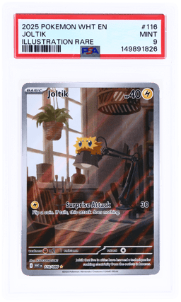 2025 Pokemon White Flare Illustration Rare Joltik #116 PSA 9